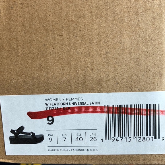 Teva Flatform Universal Satin Platform Sandals - Picture 7 of 7